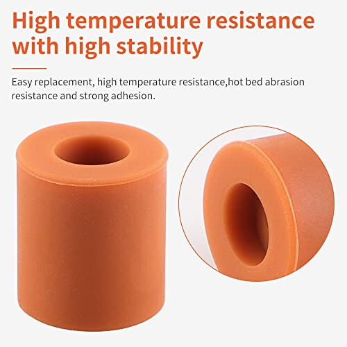 Creality Official Silicone Leveling Column Ender 3 Silicone Solid Bed Mounts Original Stable Hotbed Heat-Resistant Silicone Buffer, 3D Printer Heatbe 2