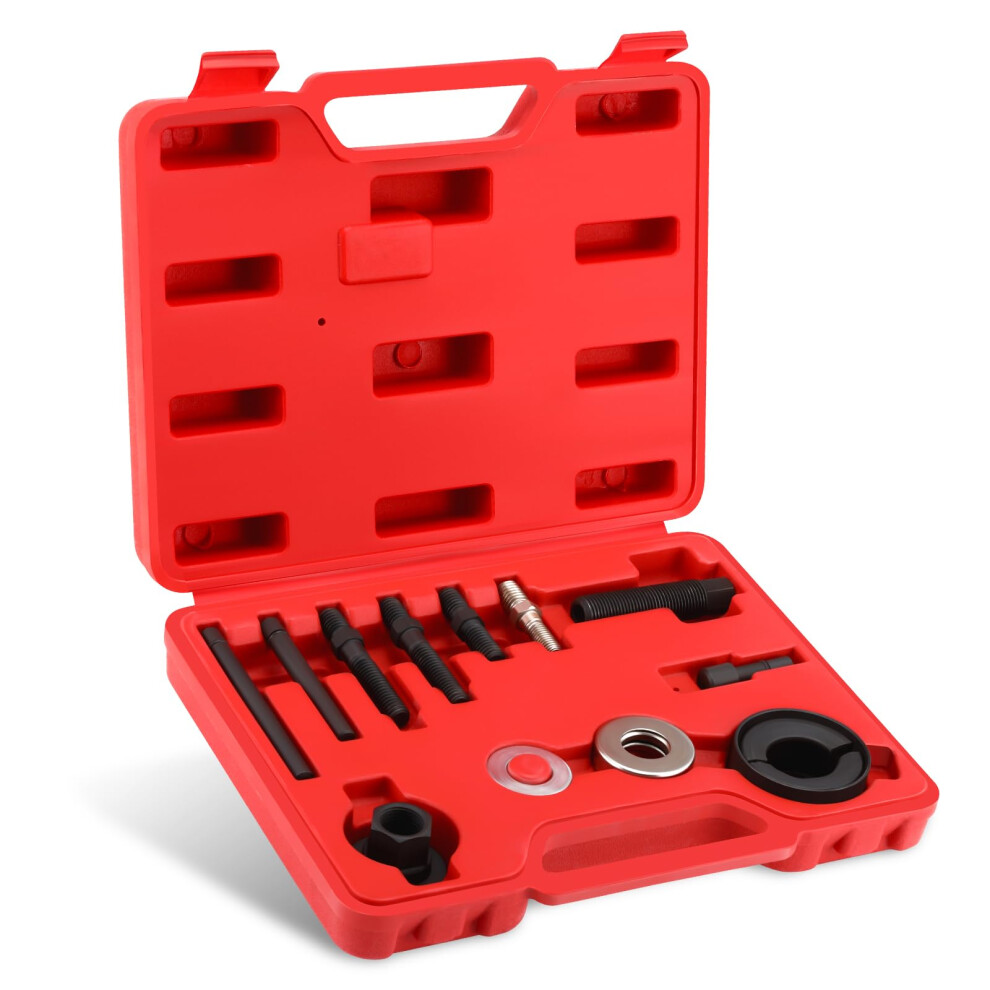 Power Steering Pulley Puller Removal Tool Kit For Ford Gm Chrysler Engines With Carry Case 9070919821936