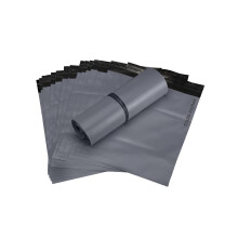 G4GOODS 50 Large Grey Postage Bags 17" x 24" Self Seal Postal Bags 432mm x 610mm Strong Waterproof Large Mailing Bag Eco-Friendly Poly Mailers Parce