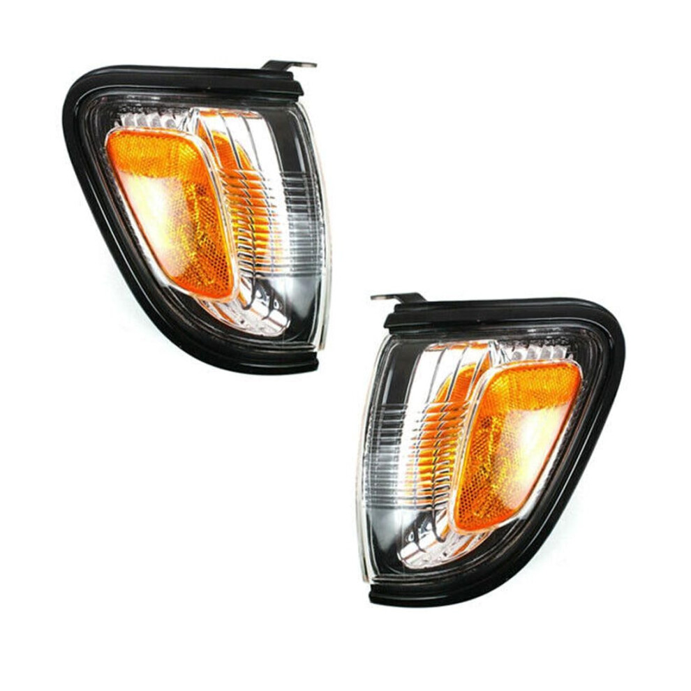 Corner Turn Signal Lamp Set For Toyota Tacoma 20012004, Exact Fit, Dot Sae Compliant Light 9113335616714