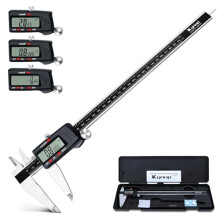 Kynup Micrometer Caliper Tool, 12Inch Digital Caliper, Vernier Caliper with Stainless Steel, Large LCD Screen, Auto - Off Feature, Inch Metric Fracti