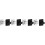 8Pcs ABS Bathroom Shower Head Holder Adjustable No-Drill Bracket 3