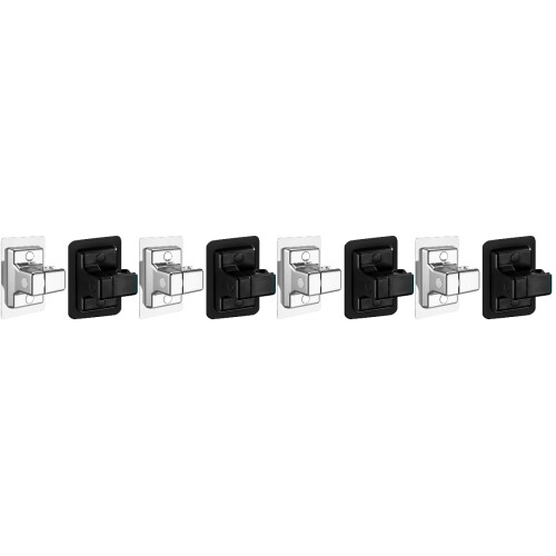 8Pcs ABS Bathroom Shower Head Holder Adjustable No-Drill Bracket 2