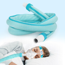 CPAP Tube Cover 6ft [Upgrade]- Full Zippered Insulator Wrap Prevent Rainouts - CPAP Hose-Cover Compatible with All Tubing -100% Skin Safe Quality - S
