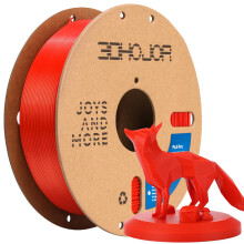 3DHoJor PLA Pro Filament 1.75mm,3D Printer Filament,1kg Cardboard Spool (2.2lbs), Fit Most FDM 3D Printer, Red