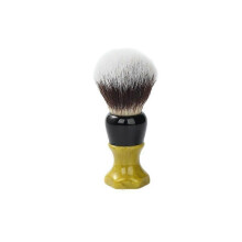 (As show, One size) Wet Shaving Brush YAQI Ever-hopeful Cat's Whisker Synthetic Hair Mens Wet Shaving Brush Collectibles Gift For Boyfriend?