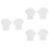 Unique Petal Appearance Cabinet Handles Easy Install Brushed Brass Knobs Pulls For Kitchen Dresser Bathroom 8