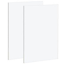 2 Pack A4 Clear Acrylic Sheets - 210mmx297mm, 3mm Thick Clear Plexiglass Plastic Acrylic Sheet, Transparent Plastic Sheet Plexiglass Panels for Decor