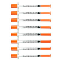 QILUCKY 14 Pack Fine Tip Dispensing Tools, 1ml Capacity, with Ultra-Fine Stainless Steel Tips for Crafting & Refilling