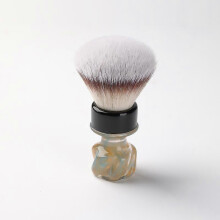 (As show, One size) YAQI Shaving Brush Nebula 28MM Synthetic Knot Wet Shaving Brush?Collectibles Boyfriend Gift