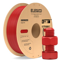 ELEGOO ABS Filament 1.75mm Red 1KG, Heat Resistant 3D Printer Filament High Toughness & Impact Resistance, 1kg spooll(2.2lbs) Fits for Most FDM Print