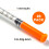 Plastic Multi Purpose Measuring Tools, 1ml/cc 32G, 6mm, Individually Packed (20) 2