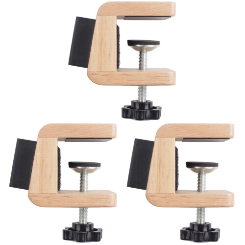 3Pcs Guitar Neck Rest Pad Brown ABS Iron for String Instruments Repair 2