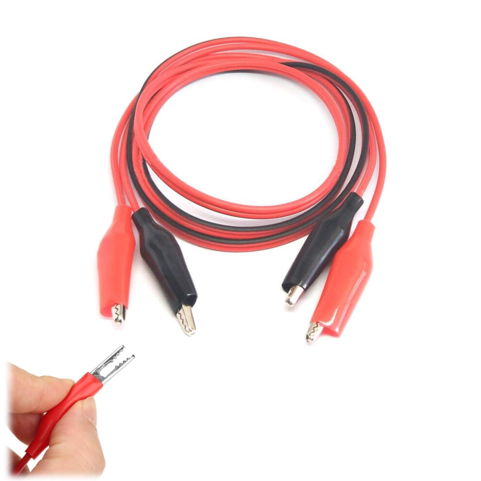 Siyupu Crocodile Clips Electrical, Stamping Double Ended For Test With Clips Circuit Connection, Experiment, Electrical Testing