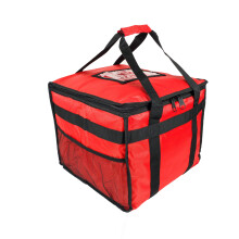 Hot Food Bag For Pizza, Takeaway, Restaurant, Picnic, Indian, Chinese, Kebabs, Catering, Delivery Bag, Thermal Insulated 38x38x32cm HFB45L - Red