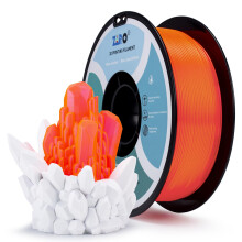 ZIRO PLA Filament 1.75mm, Translucent 3D Printer Filament Compatible with Most FDM 3D Printers, 1kg/2.2lbs Spool, Dimensional Accuracy +/- 0.03mm, Tr