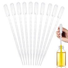 10 Pcs Pipette Dropper Plastic,10ML Pipette Dropper,Graduated Transparent Plastic Transfer Pippets Dropper,Measuring Plastic Pipettes for Transfering