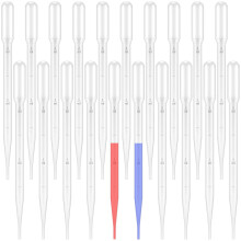 20Pcs 2ml Pipette,Pipette Dropper,Pipettes,Plastic Pipettes,Dropper,for Transfering Water,Perfume,Oils,Essential,Liquid,Makeup Tool,Lab