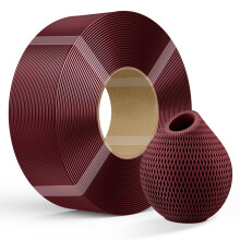 Creality PETG Filament Refill 3D Printer Filament, 1kg 1.75 mm(2.2lb) Refilament for Bambu Lab Reusable Spool, Dimensional Accuracy 0.03mm, PETG Tra