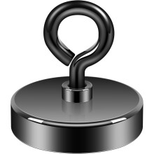 Neosmuk Fishing Magnet,250lb+ Pull Strong CNC Machined Metal Base with High Powered Magnets, 1.75 inches Large Magnets for Remover, Super Strength Ma