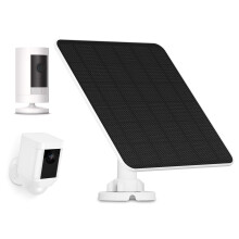 Solar Panel for Ring Camera, 5W Solar Charger for Ring Stick Up Cam/Pro Battery, Spotlight Cam Plus/Pro Battery, Wyze Battery Cam Pro, Includes Barre