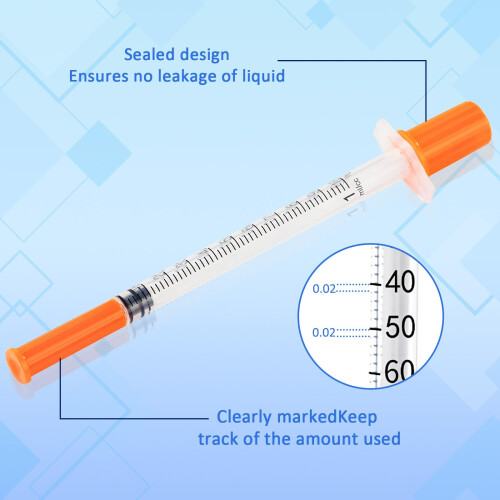 1ml/cc 30G, 8mm，Plastic Multi-Purpose Measuring Tools， Individually Packed (10) 2