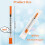 10 Pack 1ml 31G 8mm Dispensing Measuring Tool, Multiple Uses Plastic Syringe Laboratory Accessories, Individual Package 2