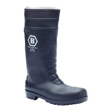 Blackrock Steel Toe Cap Wellingtons, Waterproof Safety Wellies, Knee High, Wide Calf Wellington Boots for Men and Women, Work/Safety Boots, Warm Fish