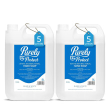 Blake & White Antibacterial Hand Soap 5L-Purely ProtectWhiteHandwash Liquid Soap for Home,Office,Kitchens and Washrooms-Lightly Scented Hand Wash to