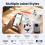 Phomemo D30 Bluetooth Labelling Device, Portable Label Printer, Self-Adhesive Label Maker for School, Family, Office, Kitchen, Thermal Wireless Label 5