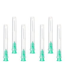 Pack of 100pcs 21G (0.8mm x 30mm) Stainless Steel Delivery Tube, Various Sizes: 18G/19G/20G/21G/22G/23G/25G/26G/27G/30G, Individually Packed, Refill
