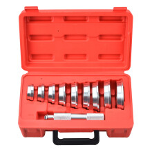 10pcs Bearing Race and Seal Driver Set with Versatile Ring Sizes for Automotive Wheel Bearing Installation