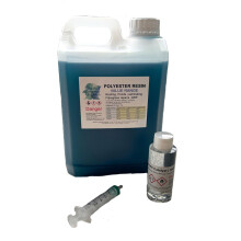 Swindon Composite Supplies : Fibreglass Resin Polyester Value - GRP, Roofing, Ponds, Laminating (2.5, Kilograms)