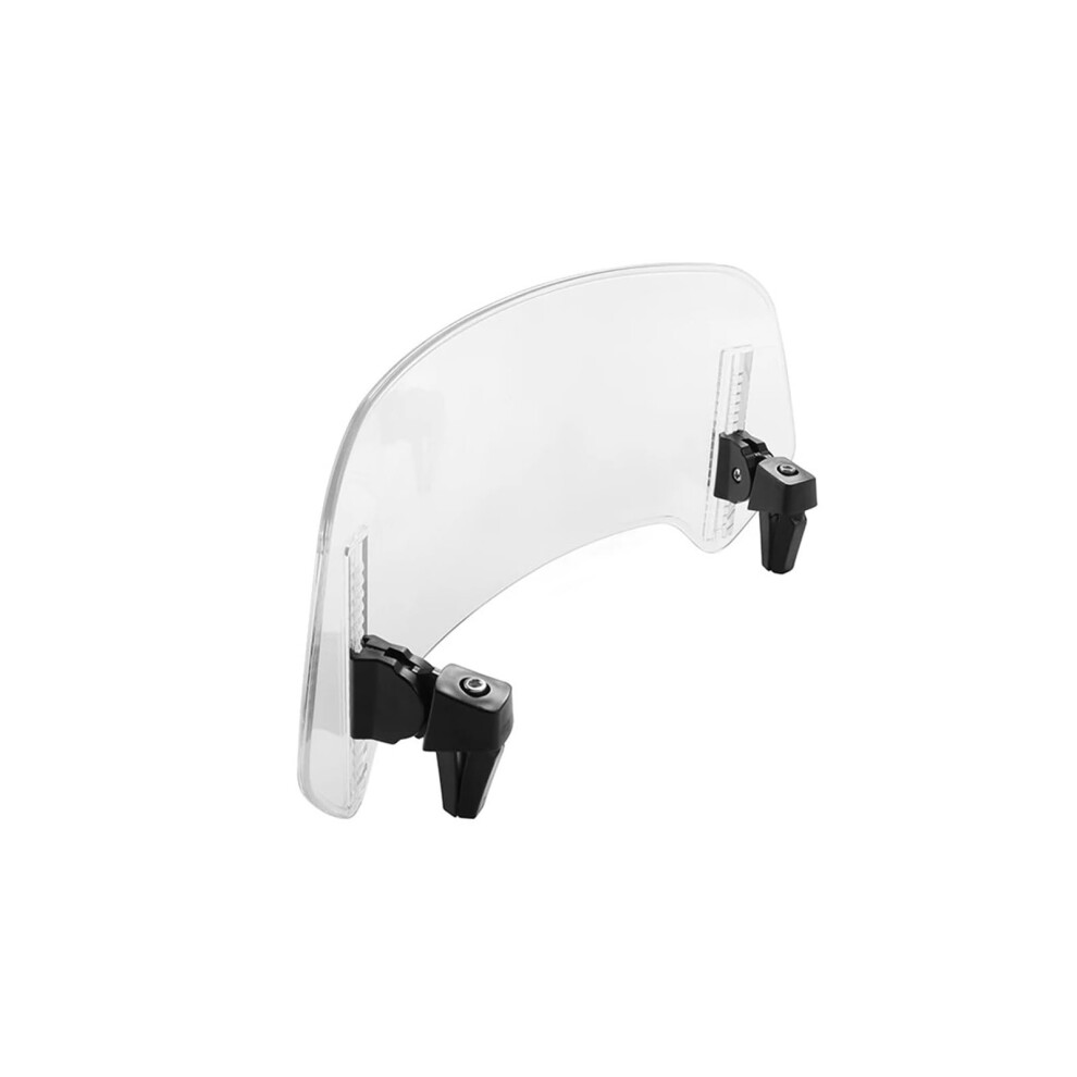Universal Motorcycle Windshield Extension Adjustable Spoiler Clampon Deflector For Wind Protection 9070919822384