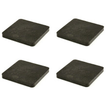 TERF 70mm X 70mm X 10mm Heavy Duty Plastic Packers Shims Spacers Fender Alignment Shim Flat Plate Square Packing 10mm Thickness - Pack of 4