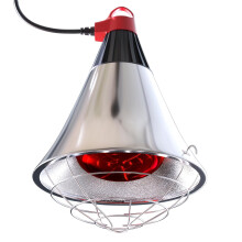 Neviland Infrared Heat Lamp with 250W Heat Bulb High/Low Switch Poultry Heat Lamp for Puppies and Chicks