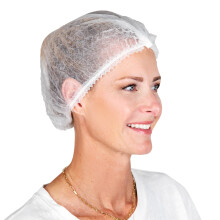 300 Pack Universal Disposable Hair Nets for Women & Men - Non Woven Breathable Hairnets for Kitchen, Salon, Hospital - Premium Hygienic Hair Nets for