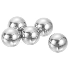 sourcing map 23mm Bearing Balls, 5 Pcs 304 Stainless Steel G100 Precision Balls Metric Mixing Balls for Bearings Bicycles Casters (Mirror Finish)