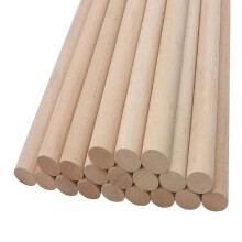 Awan Marketing Pack of 25 Multipurpose Broom Handle, Mop Handle, Broomstick Pole, Plant Support Sticks for Garden 15/16 23-24mm Diameter 120cm Long W