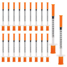 20 Pack 0.5ml Multiple Uses Measuring Tools (31G/8mm), Dispensing Measuring Tool, Precision Laboratory Accessories, Individually Wrapped for Pet Liqu