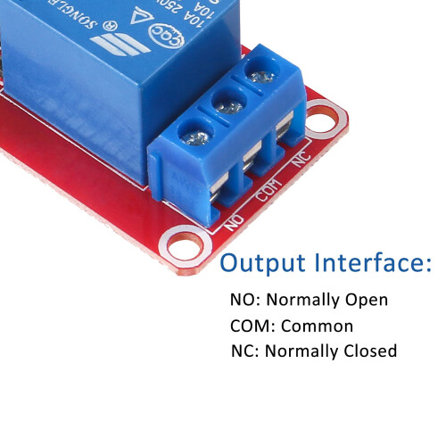 AEDIKO 4pcs Relay Module DC 5V 1 Channel Relay Board with Optocoupler Isolation Support High or Low Level Trigger 2