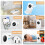 Phomemo D35 Label Maker Machine, Mini Label Machine Handheld Label Printer, Bluetooth Thermal Sticker Maker, Portable Inkless Label Makers White 2