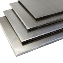 MILD STEEL SHEET METAL SQUARE CUT PLATE PANEL 5mm Thick / 100x100mm Size (5x100x100mm)