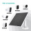 Solar Panel for Eufy Camera, 5W Solar Panel Compatible with Eufycam 2/2 Pro/2C/2C Pro/3/3C/E/E20/E40/L20/L40, Solar Charger for Eufy Camera with USB- 2