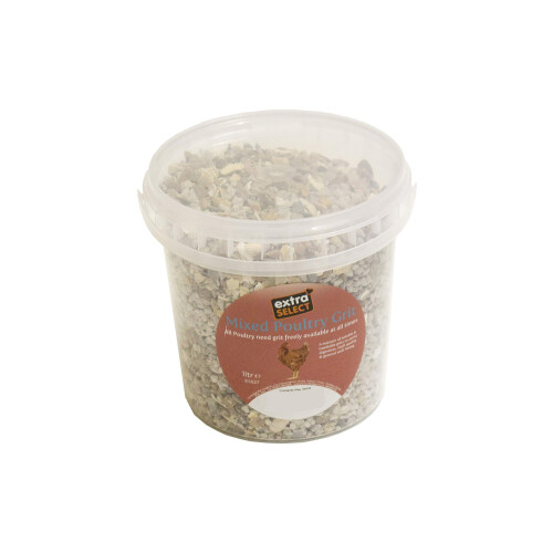 Extra Select Mixed Poultry Grit Tub, 1 Litre