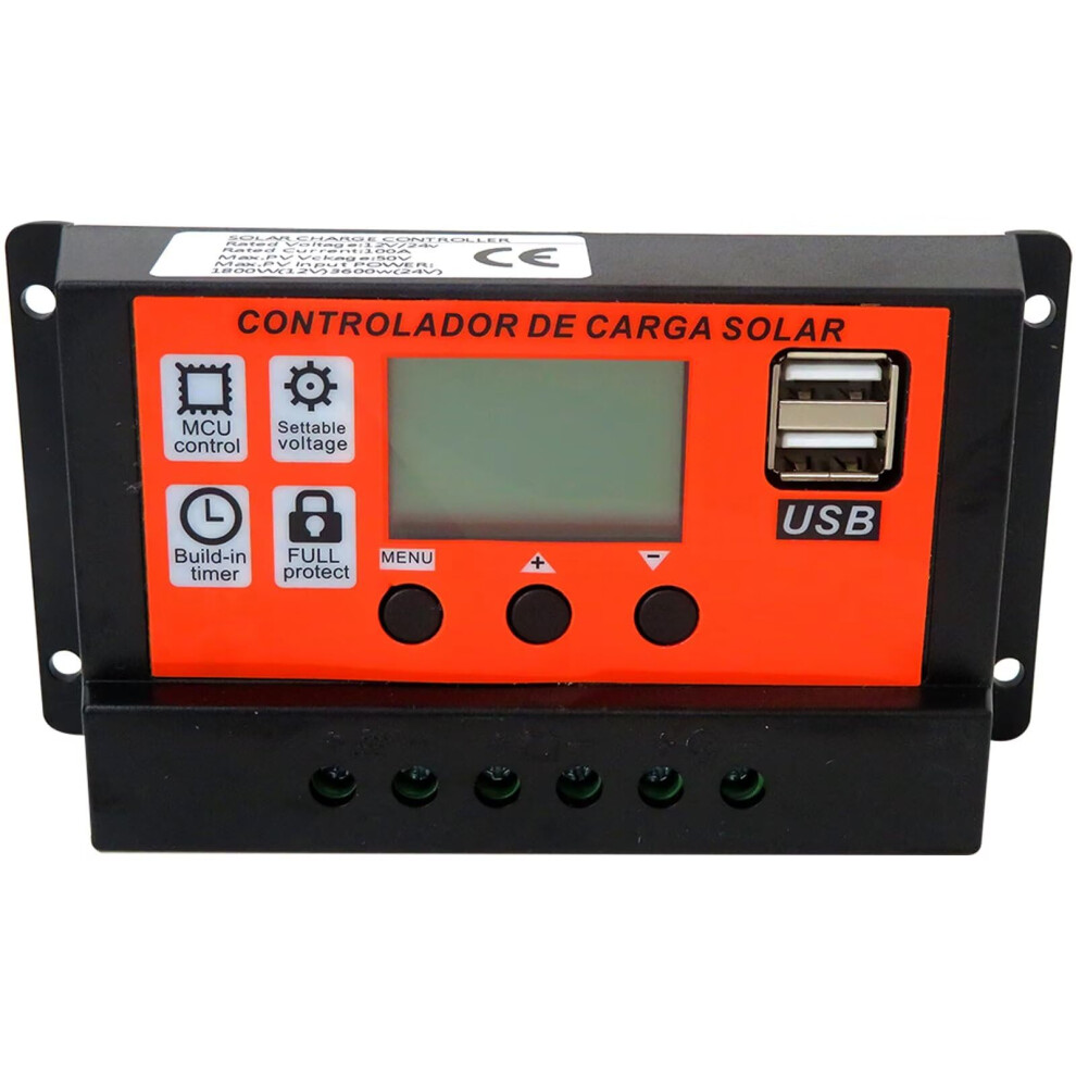 100A Mppt Solar Charge Controller 12V 24V Dual Mode Efficiency Regulator For Rv Boat Off Grid 9044945251272