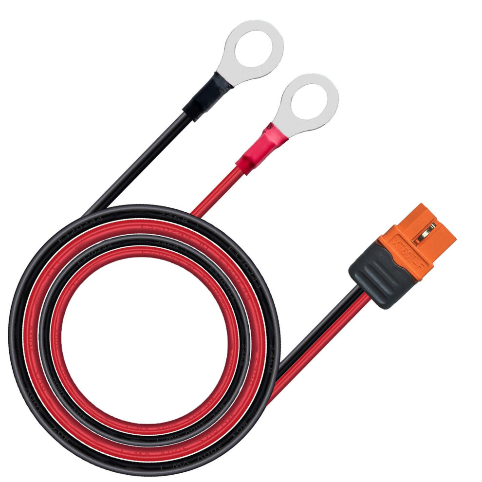 Xt60i Extension Cable 12Awg 10Ft For Lipo Battery, Fast Charging And Secure O Ring Connection 9099447408433