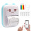 DIFCUL C9 Mini Thermal Printer,Bluetooth Labler Maker,Portable Inkless Printers Compatible with Android and ios,Printable Photos,Lists,Memo,QR Codes, 1