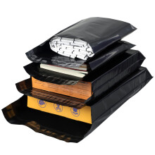 HVDHYY Postage Bags Black 100pcs Plastic Mailing Bags Self-Seal Waterproof/Self-Adhesive/Opaque/Tear-Resistant 15x27cm 20x30cm 25x35cm 30x42cm Mixed