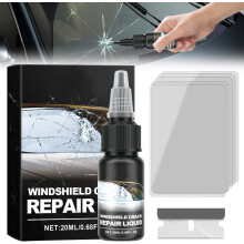 Windshield Kit for Quick Crack Fix, Universal Car Glass Chip Scratch Restoration, 1 Set